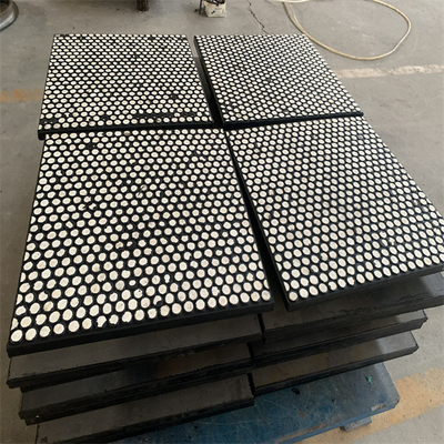 95% Alumina Ceramic Tiles Wear Plates For Mud Pump Industry Composite Ceramics