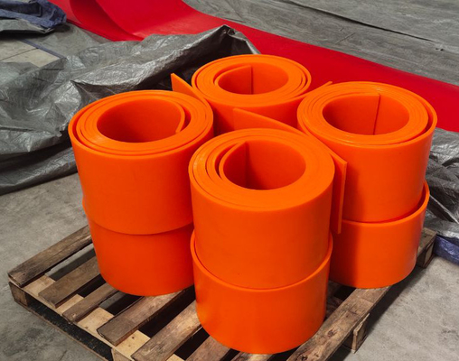 Polyurethane Skirt board Rubber For Conveyor Chutes Mining Industry